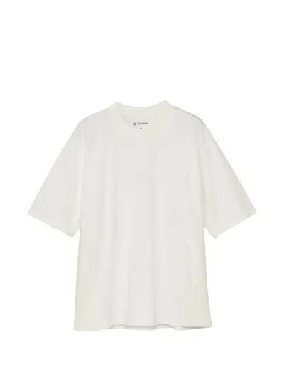 Goldwin Ventris Panelled Short-sleeve T-shirt In Neutral