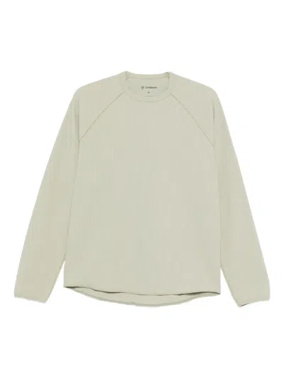 Goldwin Waffle-knit Performance T-shirt In Neutral