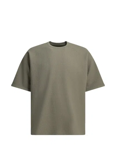 Goldwin Waffle-knit T-shirt In Green