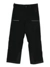 Goldwin Zip-detail Waterproof Ski Trousers In Black
