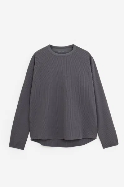 Goldwin Wf Light Ls Longsleeve In Gray