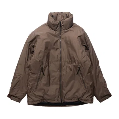 Pre-owned Goldwin Windstopper By Gore-tex Labs Puffy Jacket 'taupe Mocha' | Grey | Men's Size 4 In Gray