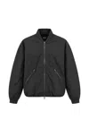 Goldwin Windstopper Triangle Box Baffle Bomber Jacket In Black