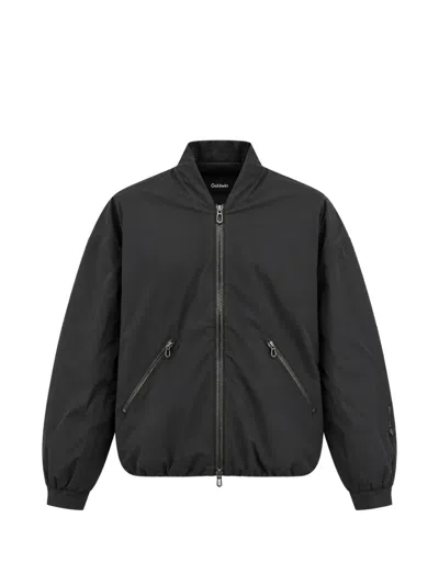 Goldwin Windstopper Triangle Box Baffle Bomber Jacket In Black