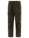 Goldwin Wool Blend Twill Trousers Green