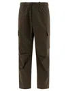 Goldwin Wool Blend Twill Trousers Green