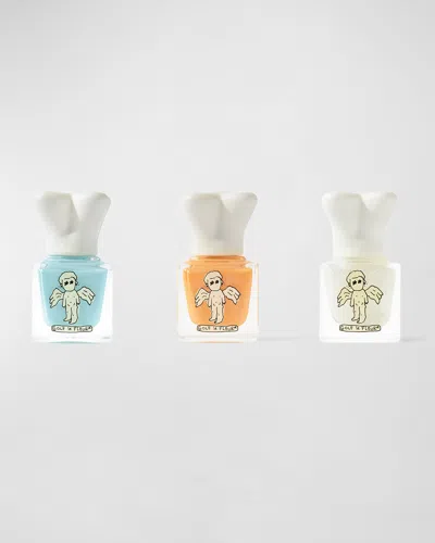 Golf Le Fleur 3-pack Solid Gloss Nail Polish Collection In White