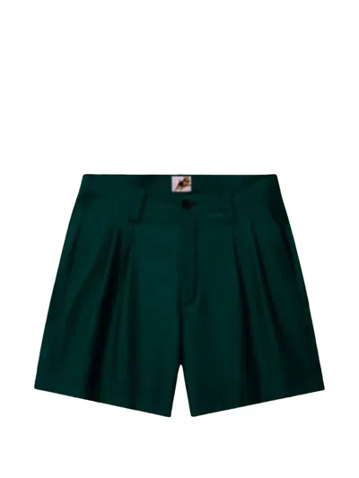Golf Le Fleur Double-pleated Shorts In Multi