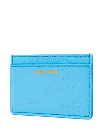 Golf Le Fleur Fleur Camo Cardholder In Blue