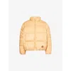Golf Le Fleur Mens Rico High-neck Relaxed-fit Shell-down Jacket Orange In Orange