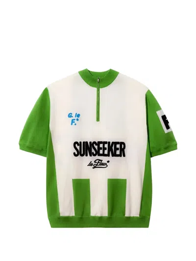 Golf Le Fleur Petalers Panelled Cycling Jersey In Multi