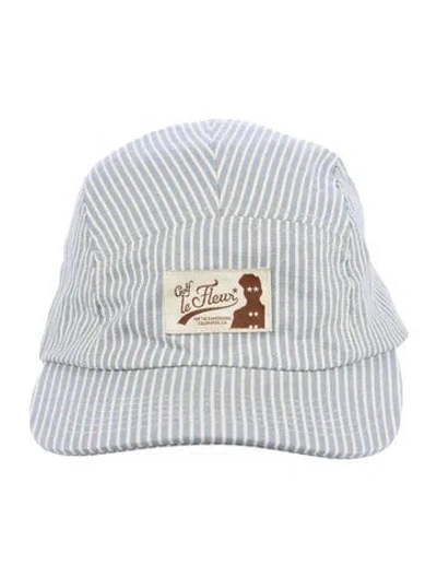 Pre-owned Golf Le Fleur Striped Adjustable Baseball Hat In Multi