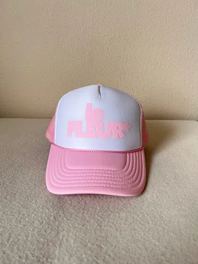 Pre-owned Golf Le Fleur Trucker Hat In Pink