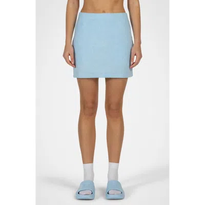 Golf Linx 18 Apres-golf Terry Miniskirt In Blue