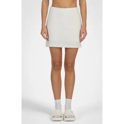 Golf Linx 18 Apres-golf Terry Miniskirt In White