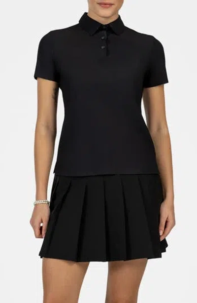 Golf Linx 18 Eagle Performance Polo In Black