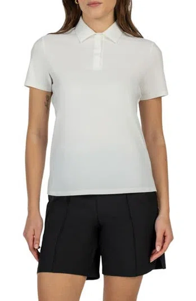 Golf Linx 18 Eagle Performance Polo In White