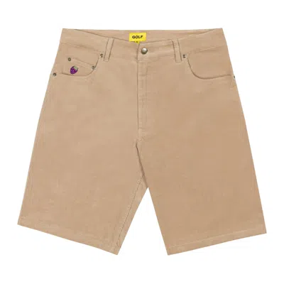 Pre-owned Golf Wang Blackberry Cord Short 'light Brown' | Men's Size 34