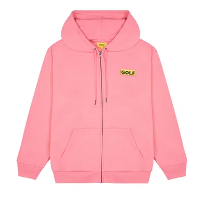 Pre-owned Golf Wang Collage Zip Up Hoodie 'pink' | Men's Size M