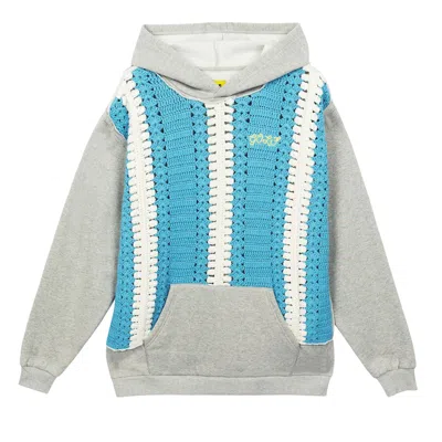 Pre-owned Golf Wang Crochet Front Hoodie 'heather Grey'