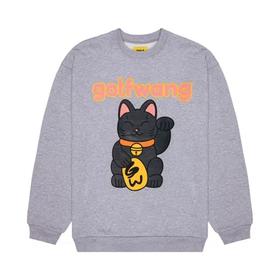 Pre-owned Golf Wang Fortune Crewneck 'ash Heather' | Grey | Men's Size M In Gray