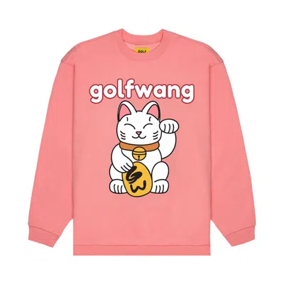 Pre-owned Golf Wang Fortune Crewneck 'pink' | Men's Size M