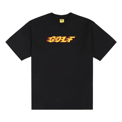 Pre-owned Golf Wang Inferno Logo Tee 'black' | Men's Size S