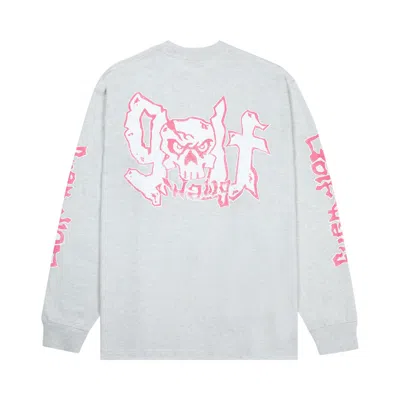 Pre-owned Golf Wang Krusher Long-sleeve Tee 'ash Heather' | Grey | Men's Size S