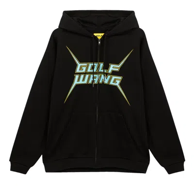 Pre-owned Golf Wang Maddox Zip Up Hoodie 'black' | Men's Size M