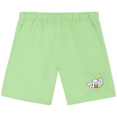Pre-owned Golf Wang Romeo Water Short 'green' | Men's Size L
