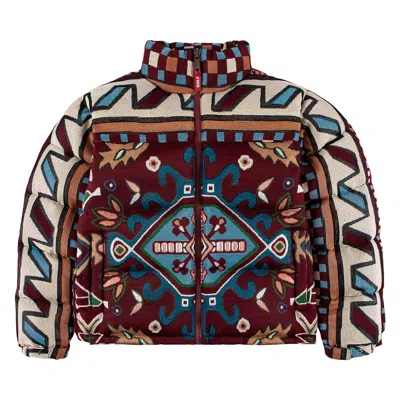 Pre-owned Golf Wang Rug Puffer Jacket 'multicolor' | Multi-color | Men's Size M