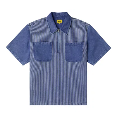 Pre-owned Golf Wang Union 2 Work Shirt 'blue' | Men's Size S