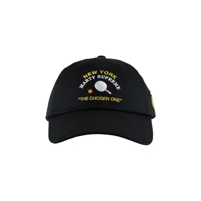 Pre-owned Golf Wang X Marty Supreme Chosen One 6 Panel Hat 'black' | Men's Size Onesize