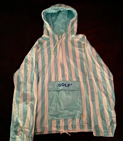 Pre-owned Golf Wang X Odd Future Golf Wang Circle Fish Eye Pullover Jacket Size L In Blue