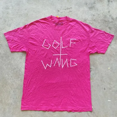 Pre-owned Golf Wang X Odd Future Golf Wang Pink Box Cutter T-shirt By Ofwgkta Hip Hop Group
