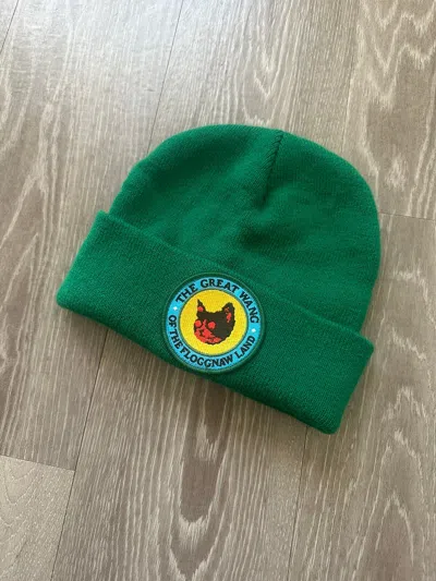 Pre-owned Golf Wang X Tyler The Creator Wolf 10th Anniversary Camp Flog Gnaw Beanje In Green