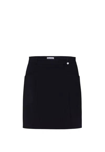 Golfino The Sandra Medium Skort In Navy In Black