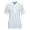 GOLFINO WOMEN'S THE MERCEDES SHORT SLEEVE POLO IN PALE SPA