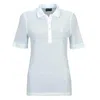 Golfino Women's The Mercedes Short Sleeve Polo In Pale Spa In Green