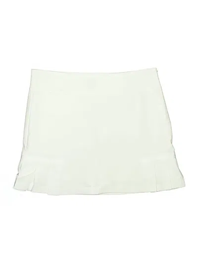 Pre-owned Golftini Active Skort In Ivory