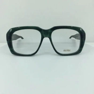 Pre-owned Goliath Ii Eyeglasses Ultra  2 C. Translucent Green 62-20mm Holland In Clear Demo Lenses