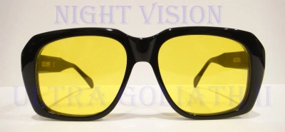 Pre-owned Goliath Ultra  Ii / 2 Sunglasses Black / Yellow Ocean's 11 Casino Robert De Niro