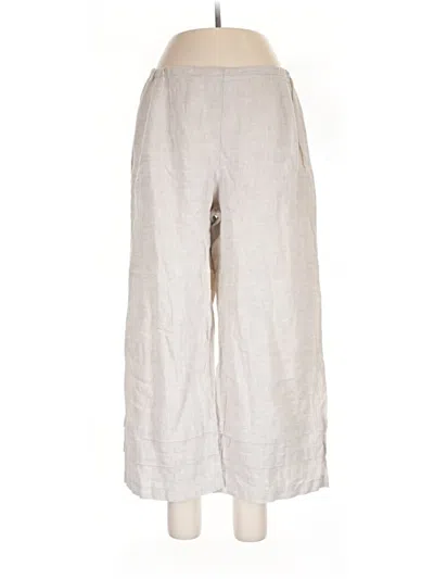 Pre-owned Golightly Linen Pants In Brown