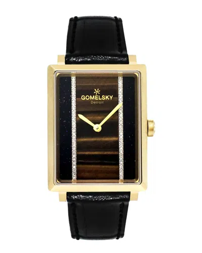 Gomelsky By Shinola Women's Shirley Fromer Diamond Watch In Black
