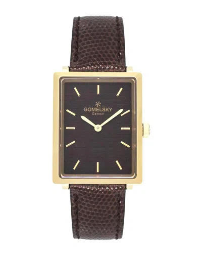 Gomelsky By Shinola Women's Shirley Fromer Watch In Brown