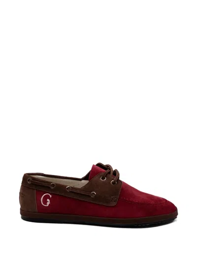 Gondolina Boccolo Suede Boat Shoes In Multi