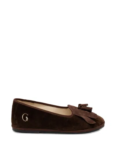 Gondolina Loita Logo-detail Loafers In Brown