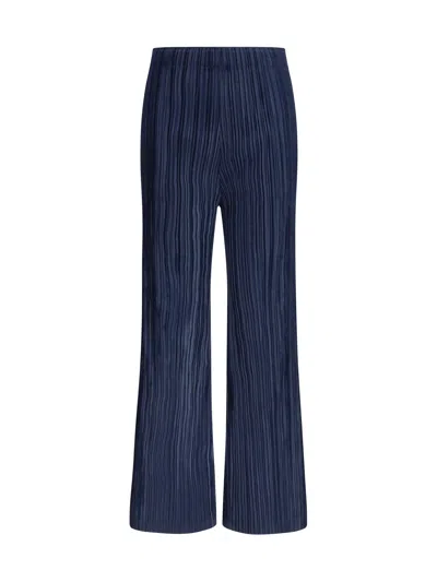 Gongdid Design Corduroy Wide-leg Palazzo Trousers In Blue