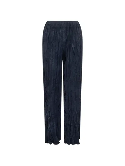 Gongdid Design Gd173 Wavy Trousers In Blue