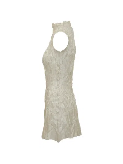 Gongdid Design Gd228 Pleated Top In Brown